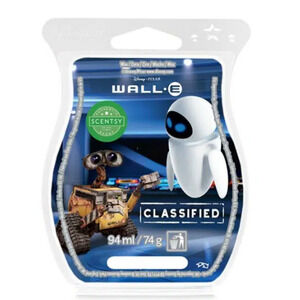 Scentsy Classified Wax Bar Disney Pixar WALL-E Retired Fresh Green Scent